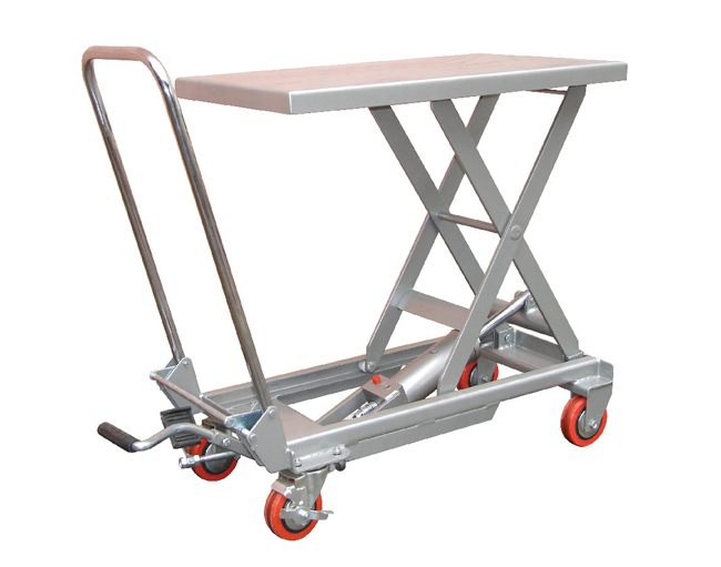 鋁合金手動(dòng)平臺(tái)車